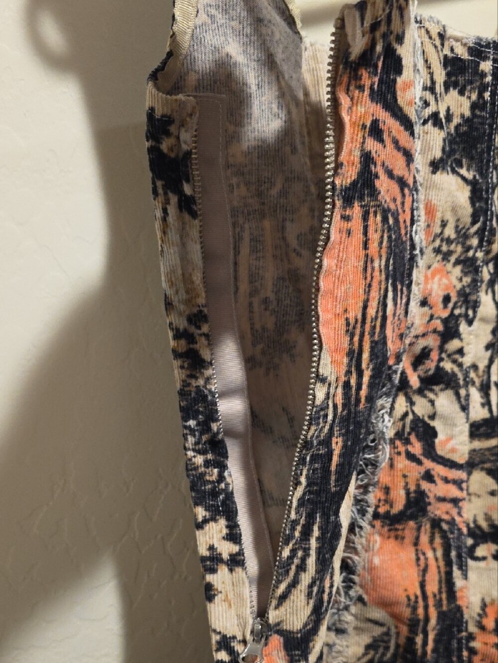 Urban Outfitters Beige & Black Printed Mini Dress - Picture 10 of 13